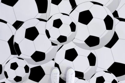 football-graphic-flooring-black-feet-vinyl-flooring
