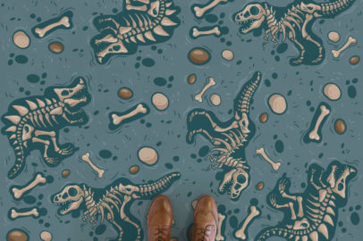 jurassic-dinosaur-fossil-kids-flooring-blue-feet-vinyl-flooring