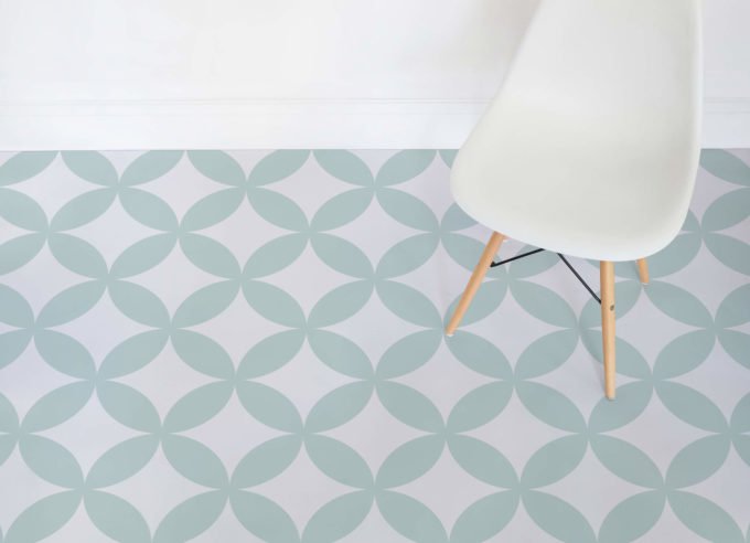 olympia-circle-pattern-vinyl-flooring-green-room-vinyl-flooring