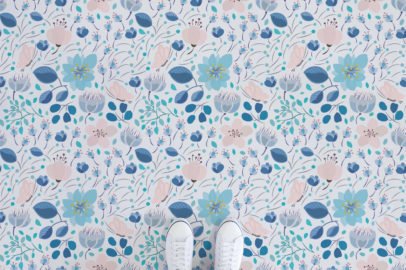 flourish-floral-blue-feet-vinyl-flooring