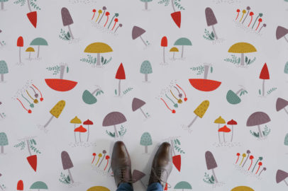 forage-motif-multicolour-feet-vinyl-flooring