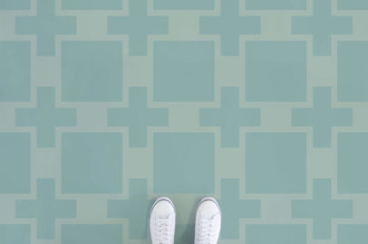 harris-retro-green-feet-vinyl-flooring