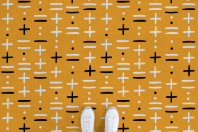 khan-world-yellow-feet-vinyl-flooring