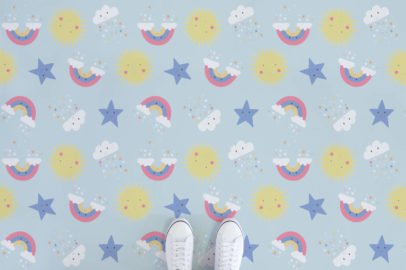 rainbows-kids-light-blue-feet-vinyl-flooring