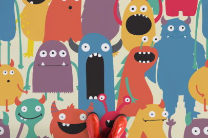 Monsters-design-kids-vinyl-flooring