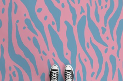 tiger print vinyl flooring